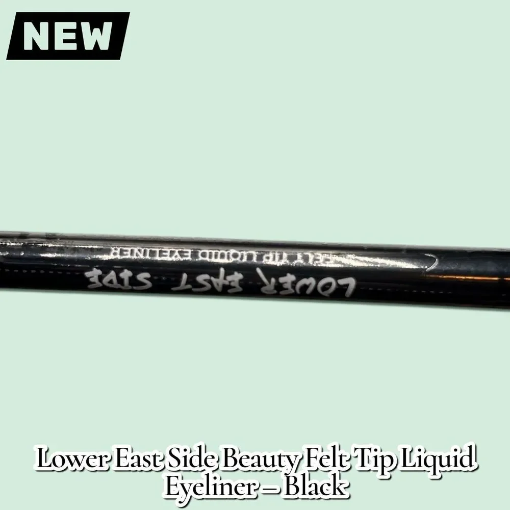 New Lower East Side Beauty Felt Tip Liquid Eyeliner Makeup – Black
